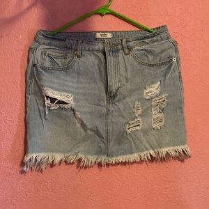 Jean Mini Skirt